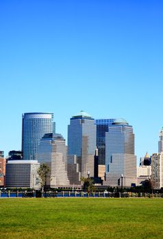 The Lower Manhattan Skylines New York City 

