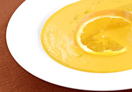 Carrot and orange soup