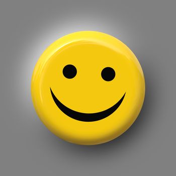 An image of a nice smile on yellow background