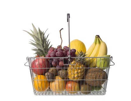 Shopping-basket of fruit