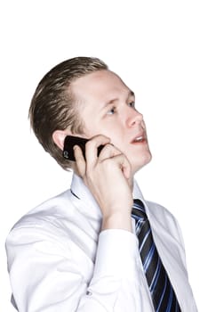 Man speaking in the phone