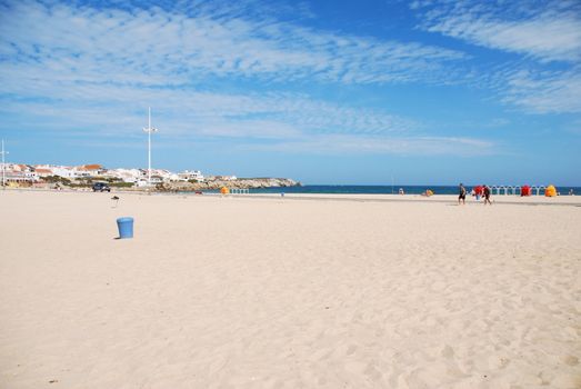 stunning and famous beach in Baleal, Portugal