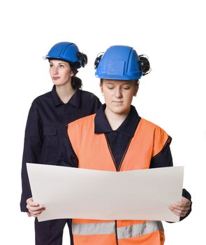 Female buildingconstructors
