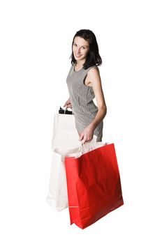 Woman with shopping-bags