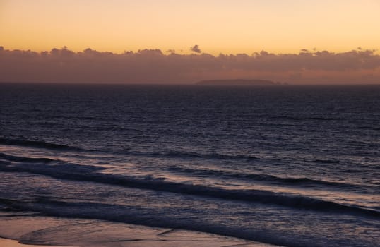 photo of a gorgeous sunset on the Portuguese coast