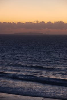 photo of a gorgeous sunset on the Portuguese coast