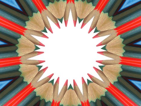 a kaleidoscope  background tile effect abstract illustration