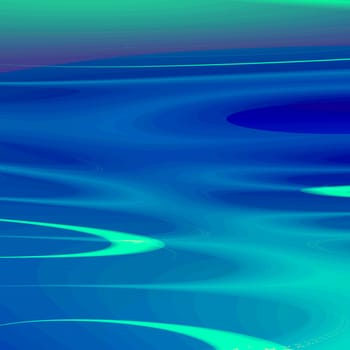 fractal render of softly rippling water