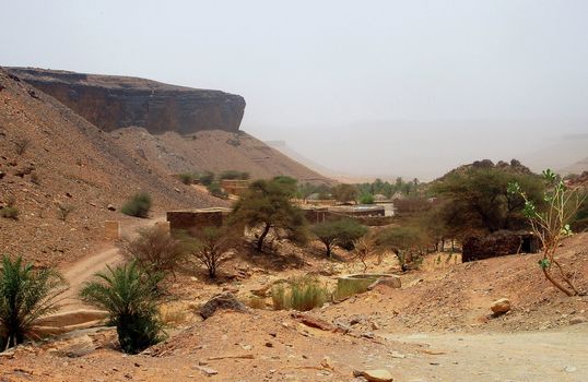 view of the sahara desert in mauritania