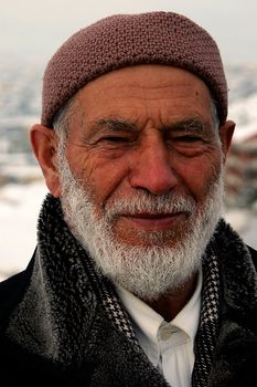 portrait of old turkish man