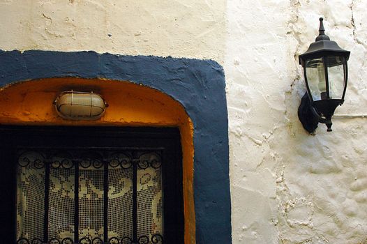 exterior wall in the old city of marmaris