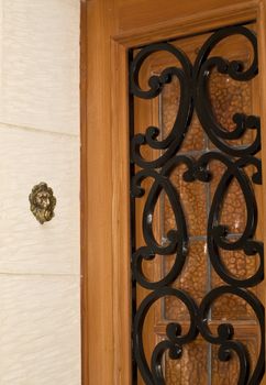 A medieval and old house door in Mdina on the island of Malta