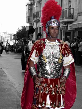 SPQR Series - Imagery depicting re-enactment of Roman Empire legion march, during Good Friday procession in Malta. No detail is spared, resulting in realistic weaponry and uniforms.