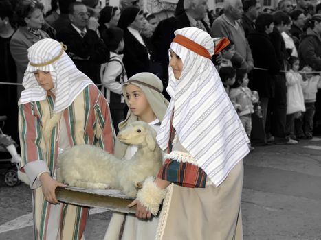 Biblical Series - Good Friday Procession in the town of Luqa in the Mediterranean island of Malta.