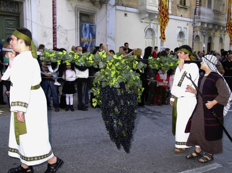 Biblical Series - Good Friday Procession in the town of Luqa in the Mediterranean island of Malta.