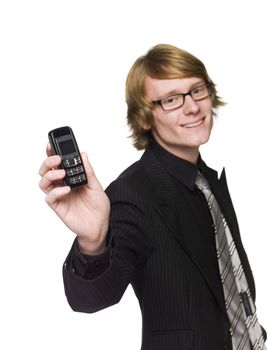 Man with a mobile