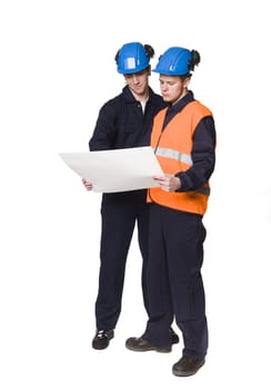 Men in workingclothes