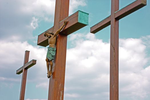 Jesus Christ crucified symbol of God's eternal love