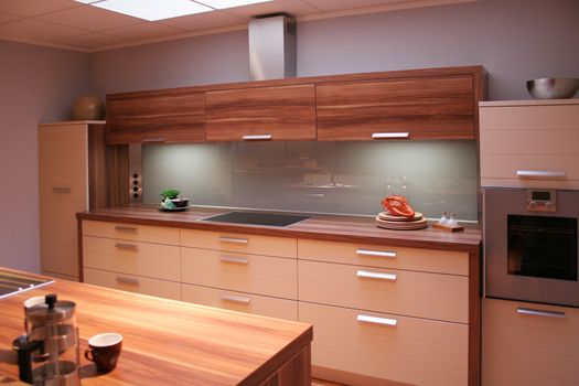 detail in a modern and new kitchen