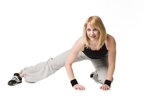 Woman working out