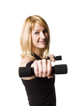 Woman working out