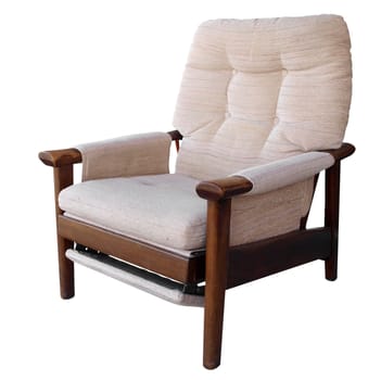 Armchair isolated with clipping path       