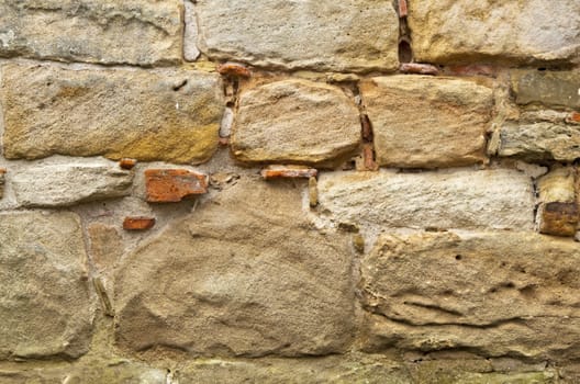 detail of an old wall