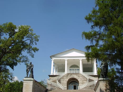 monument of the architecture located on riverside