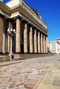 building Moscow state university Lomonosov in Russia