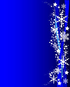 Blue Christmas Background