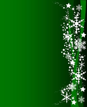 Green Christmas Background