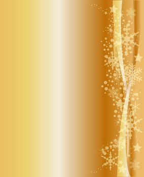 Golden Christmas Background