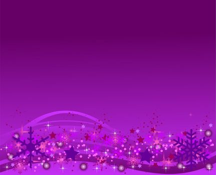 Purple Christmas Background