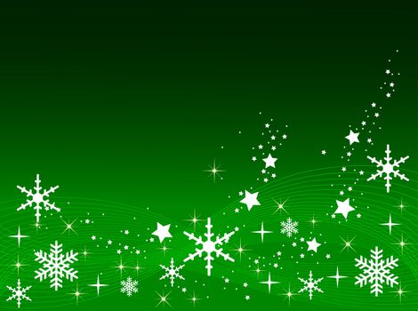 Green Christmas Background