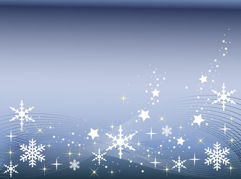 Silver Christmas Background