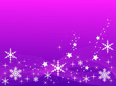 Purple Christmas Background