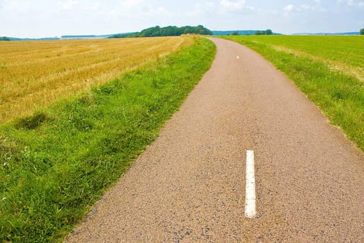 Highway in landscape