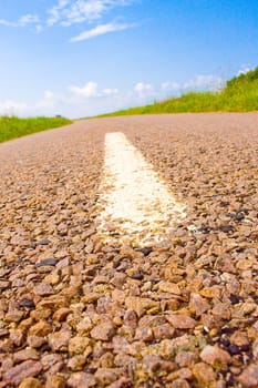 Highway in landscape