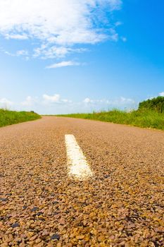 Highway in landscape