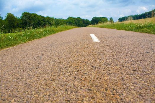 Highway in landscape