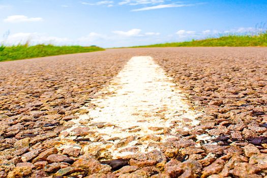 Highway in landscape