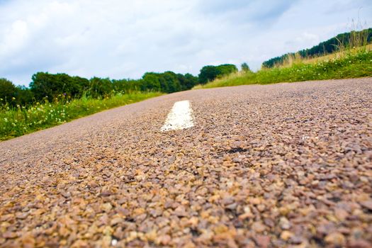 Highway in landscape