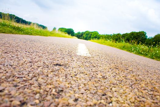 Highway in landscape