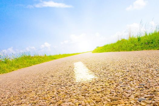 Highway in landscape