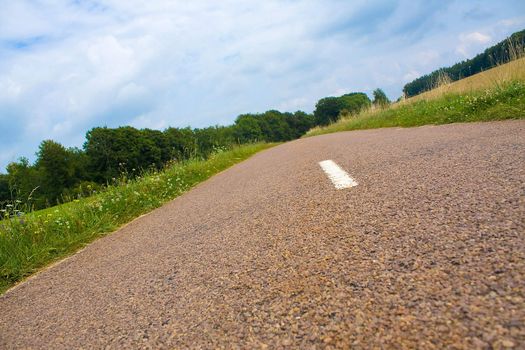 Highway in landscape