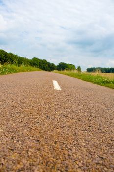 Highway in landscape