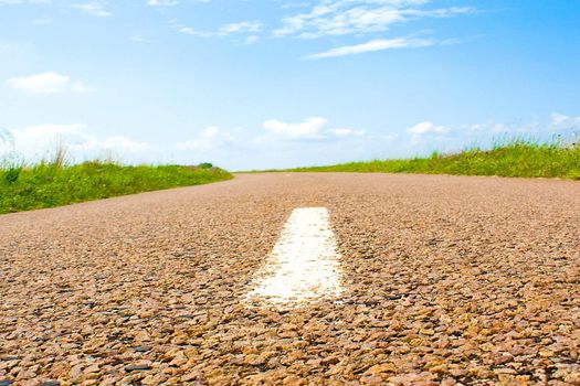 Highway in landscape