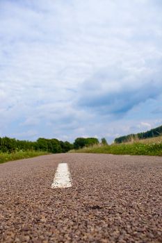 Highway in landscape