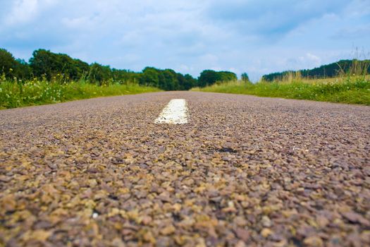 Highway in landscape