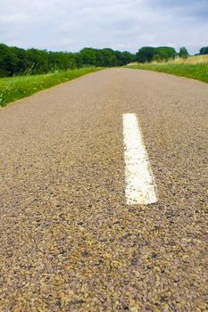 Highway in landscape